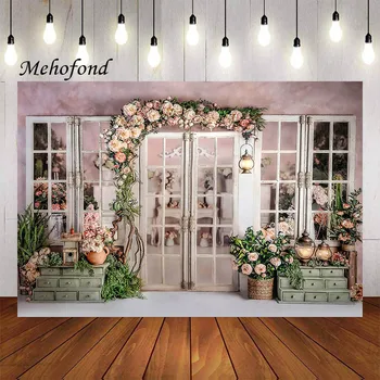 Mehofond צילום רקע האביב חג הפסחא חנות פרחים חלון הילדים מסיבת יום הולדת דיוקן עיצוב רקע צילום סטודיו אביזרים