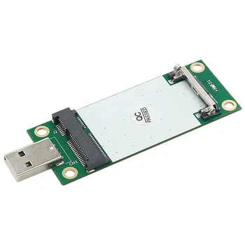 Mini PCI-E mPCIE כדי יציאת USB מתאם ממיר עם כרטיס חריץ ה-SIM עבור GSM GPRS GPS 3G 4G LTE מודם מודול שולחני למחשב Plug & Play