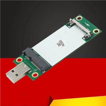 Mini PCIE ל USB2.0 מתאם הרשת קמה עם חריץ לכרטיס SIM עבור 3G/4G/WWAN/LTE רשת מודול אלחוטי כרטיס Mini-card עבור שולחן העבודה במחשב