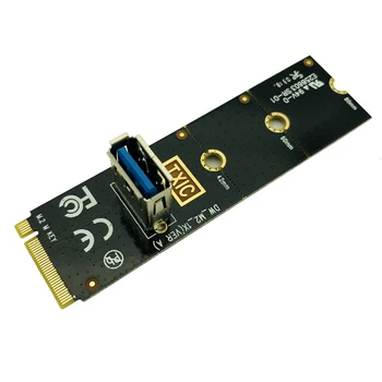 NGFF מ. 2 PCI-E X16 חריץ להעברת כרטיס כרייה Pcie כרטיס Riser VGA כבל מאריך