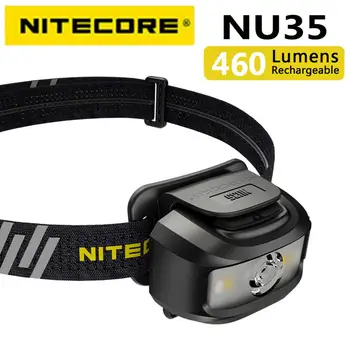 NITECORE NU35 460 לומן יכול להשתמש מובנה סוללה פשוטה-להחליף סוללה AAA באותו הזמן, ה-USB-C ישירה תשלום היב