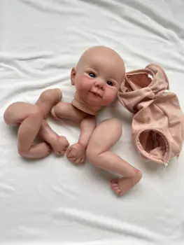 NPK 19inch כבר סיים צבוע מחדש חלקי הבובה ג ' ולייט תינוק חמוד 3D ציור עם נראים לעין ורידים בד הגוף כלול