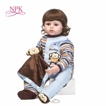 NPK חי מחדש את הבובה חמוד קוף בגדים, צעצועים, מתנות לילדים על יום הולדת ואת חג המולד.