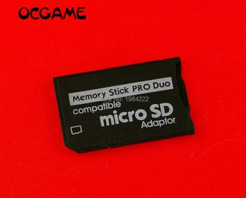 OCGAME 6pcs/lot מיקרו SD TF SDHC למקל זיכרון MS Pro Duo מתאם ממיר כרטיס psp1000 2000 3000 psp 1000 2000 3000