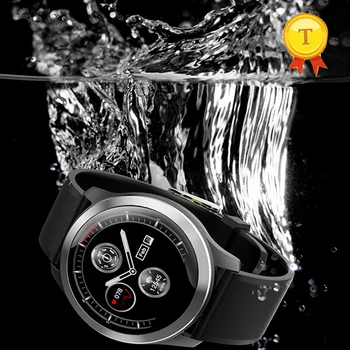 PPG+א. ק. ג הזקן שעון חכם IP68, עמיד למים חכם צמיד לחץ דם קצב לב חכם ספורט טלפון שעון גשש כושר