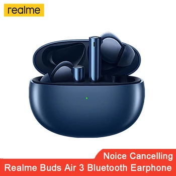 Realme ניצנים אוויר 3 אוזניות Bluetooth 42dB פעיל Noice ביטול 546mAh Massiver סוללה אוזניות IPX5 עמיד במים אוזניות
