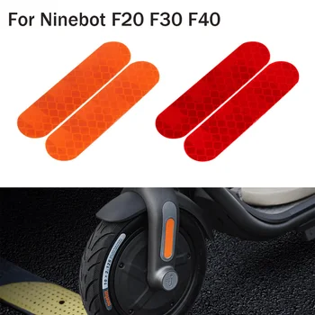 Rflective מדבקה Ninebot F20 F30 F40 F25 קורקינט חשמלי שמאל, ימין, גלגל קדמי Safty אזהרה Dustproof מדבקה עמיד למים