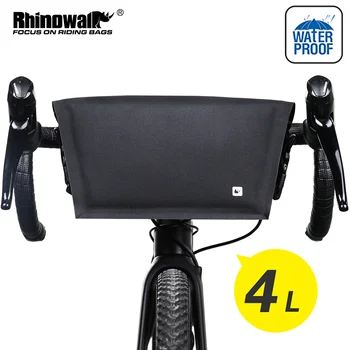 Rhiniwalk 4L עמיד למים האופניים להתמודד עם סרגל תיק רב תכליתי מול צינור אופניים התיק עמידות בלאי עם רצועת כתף