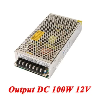 S-100-12 100W 12v 8.5 יחיד פלט ac-dc אספקת חשמל מיתוג עבור Led הרצועה AC110V/220V שנאי DC led נהג SMPS