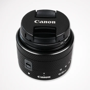 SLR עדשות סרט מגן עבור Canon EFM15-45 עדשת מגן נגד שריטות המדבקה מדבקה עדשה עטיפת הסרט
