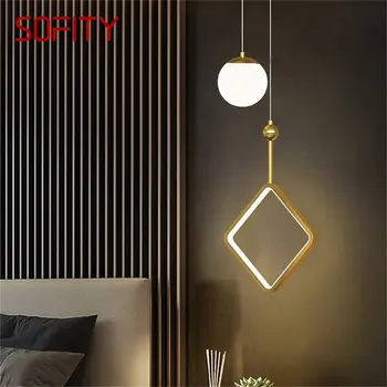 SOFITY נורדי תליון אור LED המודרני פשוט המנורה אביזרי נוי לבית, הסלון