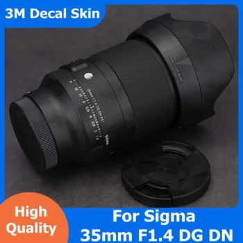 Sigma אמנות 35mm F1.4 די. ג ' י DN מדבקות עור לעטוף ויניל סרט עדשת המצלמה מגן מדבקה ART35 35 1.4-F/1.4 DGDN עבור Sony E-Mount