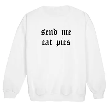 Sugarbaby לשלוח לי חתול תמונות החולצה מגשר נשים בנות כיף Tumblr עדכני שלל האופנה גראנג ' גותי סאסי העליון חמוד Harajuku