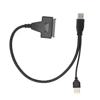 USB 3.0 ל-SATA כבל מתאם 5Gbps שידור נורית חיווי אוטומטי לישון SATA III הכונן הקשיח למחבר חם