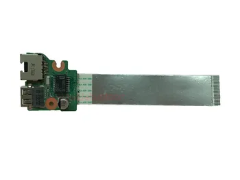USB Ethernet LAN יציאת לוח עם כבל עבור HP 15-e000 15-e מספר חלק DA0R65TB6D0 מעולה & 100% עבודה
