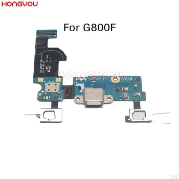 USB טעינת Dock מחבר מטען יציאת שקע ג ' ק תקע להגמיש כבלים עבור Samsung Galaxy S5 mini G800F SM-G800F