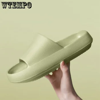 WTEMPO עבה פלטפורמת שירותים הביתה נעלי נשים 4 סנטימטרים הבלעדי אווה מקורה, מגלשות הקיץ החלקה כפכפים Dropshipping הסיטונאי