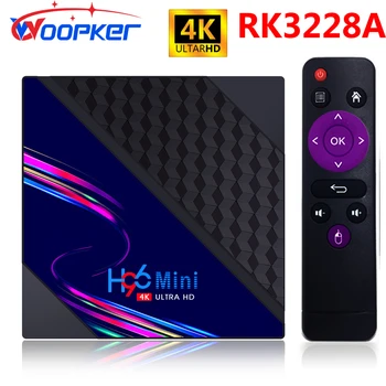 Woopker Smart TV Box H96 מיני Rk3228A אנדרואיד 10 1080P תמיכה 4K HD-Google Play Media Player הממיר 2GB 16GB