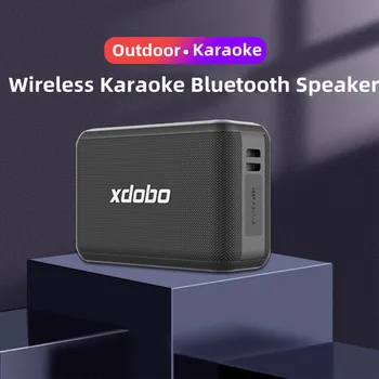 XDOBO X8 Pro 120W קריוקי אלחוטית Bluetooth סטריאו חיצוני Audiophile סאב וופר, רמקול נייד עמיד למים TWS סאונד אלחוטיות