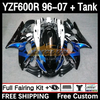 YZF600R ערכת עבור ימאהה טנדרקט 1996 1997 1998 1999 2000 2001 130No.36 שחור כחול YZF-600R YZF 600R 02 03 04 05 06 07 Fairing