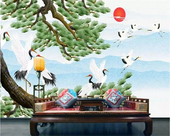 beibehang 3d טפט חדש בסגנון סיני ענן לבן קריין הטלוויזיה רקע קיר מותאם אישית הסלון, חדר השינה ציור קיר טפט