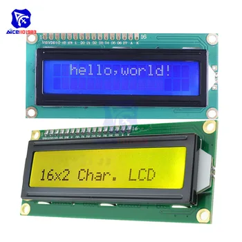 diymore 1602LCD להציג מודול עם IIC I2C פעמיי SPI סדרתי לוח ממשק 5V עבור Arduino