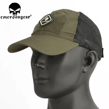 emersongear אמרסון תקיפה טקטית שווי חיצוני כובע בייסבול טקטי איירסופט Millitary צבא שמש כובעי רשת ניילון קאפ