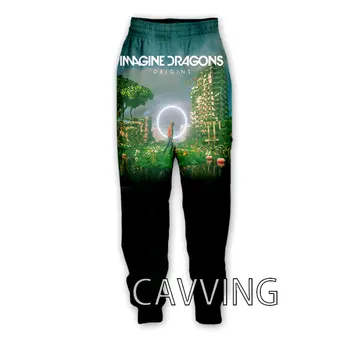 אופנה חדשה הדפסת 3D לדמיין דרקונים רוק מזדמנים מכנסיים טרנינג ישר מכנסיים מכנסי ריצה מכנסיים מכנסיים J01