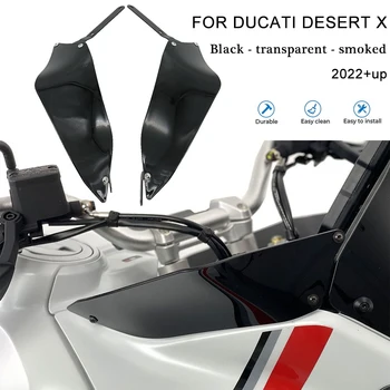 אופנוע השמשה רוח ההסתה השמשה HandShield Handguard עבור דוקאטי המדבר X DesertX 2022 2023