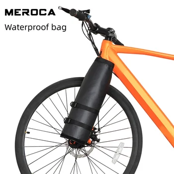 אופניים מסגרת תיק גלילי המזלג שקית גשם הוכחה למרחקים ארוכים קומקום התיק