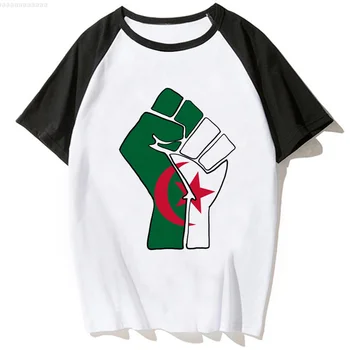 אלג ' יריה חולצת נשים מעצב מנגה חולצת טי ילדה אנימה harajuku מנגה בגדים