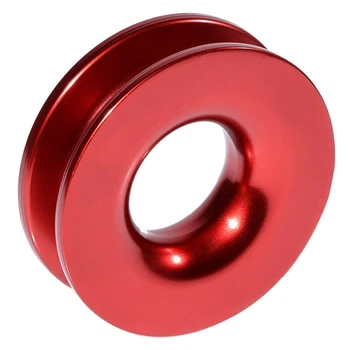 אלומיניום התאוששות הטבעת חטיפת טבעת 41000Lb עבור 3/8 1/2Inch סינטטי כננת חבל אדום