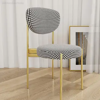 במשרד חדר האוכל כיסאות עם משענת טרקלין מעצב מודרנית כסאות אוכל חדר שינה אופנתי Cadeiras דה בג האוכל