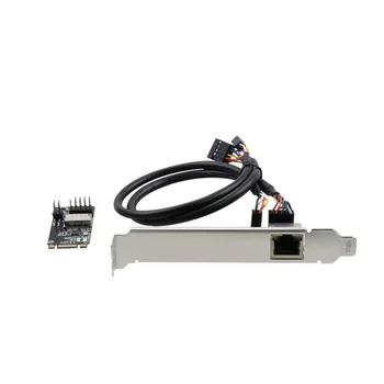 בקרה תעשייתית בחיבור M. 2 PCI-E Gigabit כרטיס רשת שולחן העבודה מבלי נהיגה 1000M קווי PCIe כרטיס רשת
