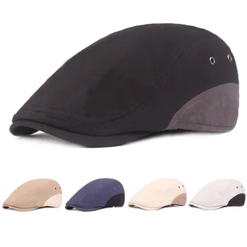 גברים, נשים, ברט, כובעי קיץ חיצונית תפרים בצבע כובעים נהיגה גולף קאפ HATCS0409