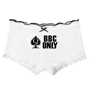 ה-BBC רק מלכה עלה נשים כותנה בוקסר תחתוני נשים לנשימה אבטחה תחתונים סקסי ספורט נשי עדכני Boyshort