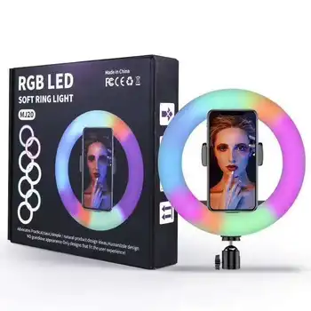 החדש צבעוני צילום LED 8inch 20 ס 