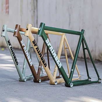 הילוך קבוע אופניים מסגרת מהפך מירוץ חומר סגסוגת אלומיניום מסגרות יחיד מהירות רכיבה על אופניים Framework זולים חינם Shiping