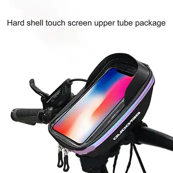 הכידון טלפון התיק עמיד טלפון נייד בעל MTB תיק כלים אביזרים אטב הקלטת סגר אופניים ראש צינור התיק