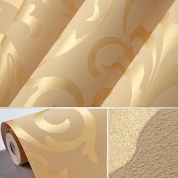 הלא ארוגים טפט 3D אירופה וו פרח רקע קיר חדר השינה, הסלון מלון טפט קיר מסמכי עיצוב הבית Y61