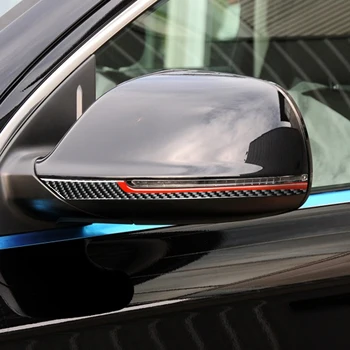 המכונית שינוי אביזרים חיצוניים סיבי פחמן המראה האחורית אנטי-רוב רצועות לקצץ Q5 אאודי 8R Q7 אוטומטי עיצוב מדבקות