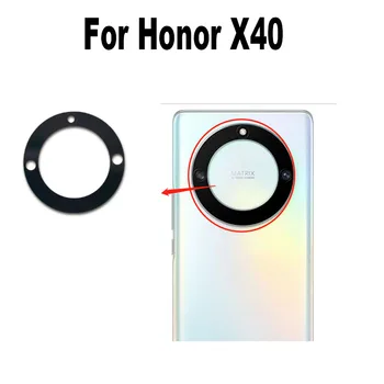 המקורי עבור Huawei הכבוד X40 בחזרה מצלמה עדשת זכוכית מצלמה אחורית זכוכית עם דבק מדבקה דבק 5G