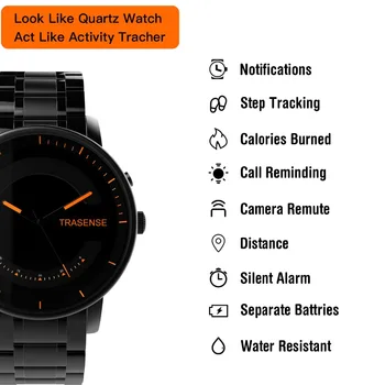 הנמכר ביותר מתכת נירוסטה Bluetooth Smart Watch Sport Smartwatch תמיכה קלוריות שרפו לקרוא תזכורת עבור iphone 5s