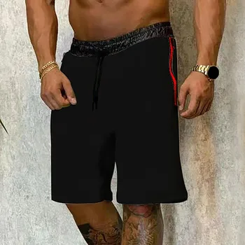 הקיץ של גברים מכנסיים קצרים קשורה פנאי ספורט ריצה Mens בגד ים זמן אורך Mens לשחות מכנסיים קצרים חתול ארוך מכנסי גלישה גברים