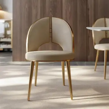 חדר השינה נורדי הכיסא מבטא סלון חיצוני הכיסא נורדי כורסה ברור Sillas De Cocina ריהוט למטבח XF35XP