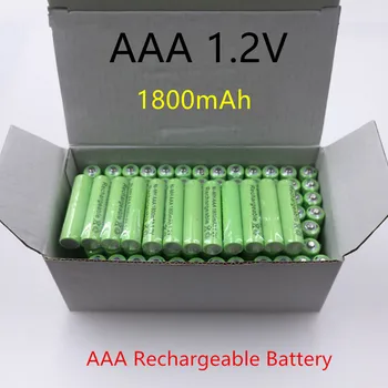 חדש 100% AAA 1800mAh Ni-MH 1.2 V סוללה נטענת סוללת AAA 3א סוללות נטענות Ni-MH סוללה עבור מצלמה צעצוע