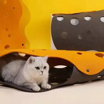 חדש Pet הרגיש-Diy החדרת המנהרה עיוות חתלתול הקן אינטראקטיבי צעצוע מחמד אביזרים מקורה חתולים