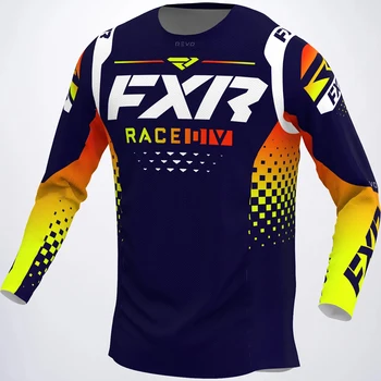 חדש במורד ההר-ג ' רזי FXR החולצה מוטוקרוס החולצה אנדורו רכיבה על אופניים אופני DH Maillot אופנועים שרוול ארוך ספורט חולצה