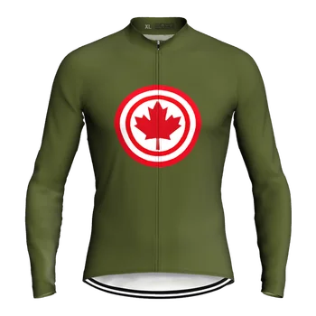 חיצונית גברים קנדה אופניים מעיל בגדים ארוכה שרוול הסוודר כביש רכיבה על אופניים מקסימום ללבוש במורד ההר אופני ספורט החולצה ג ' רזי