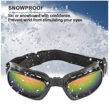 חם 3 צבע רב תכליתי אופנוע משקפיים Anti Glare מוטוקרוס משקפי ספורט, משקפי סקי Windproof Dustproof משקפי מגן